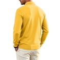 thumbnail image 4 of Men's Cotton Blend Long Sleeve Golf Polo Shirt Stretch Lightweight Casual Pullover Top, 4 of 5