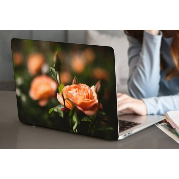KSK KAISHEK Hard Case Shell Cover Only Compatible MacBook Pro 13" with Touch Bar Model: M1 A2338 A2289 A2251 A2159 A1989 A1706 A1708 (Rose series 0734)