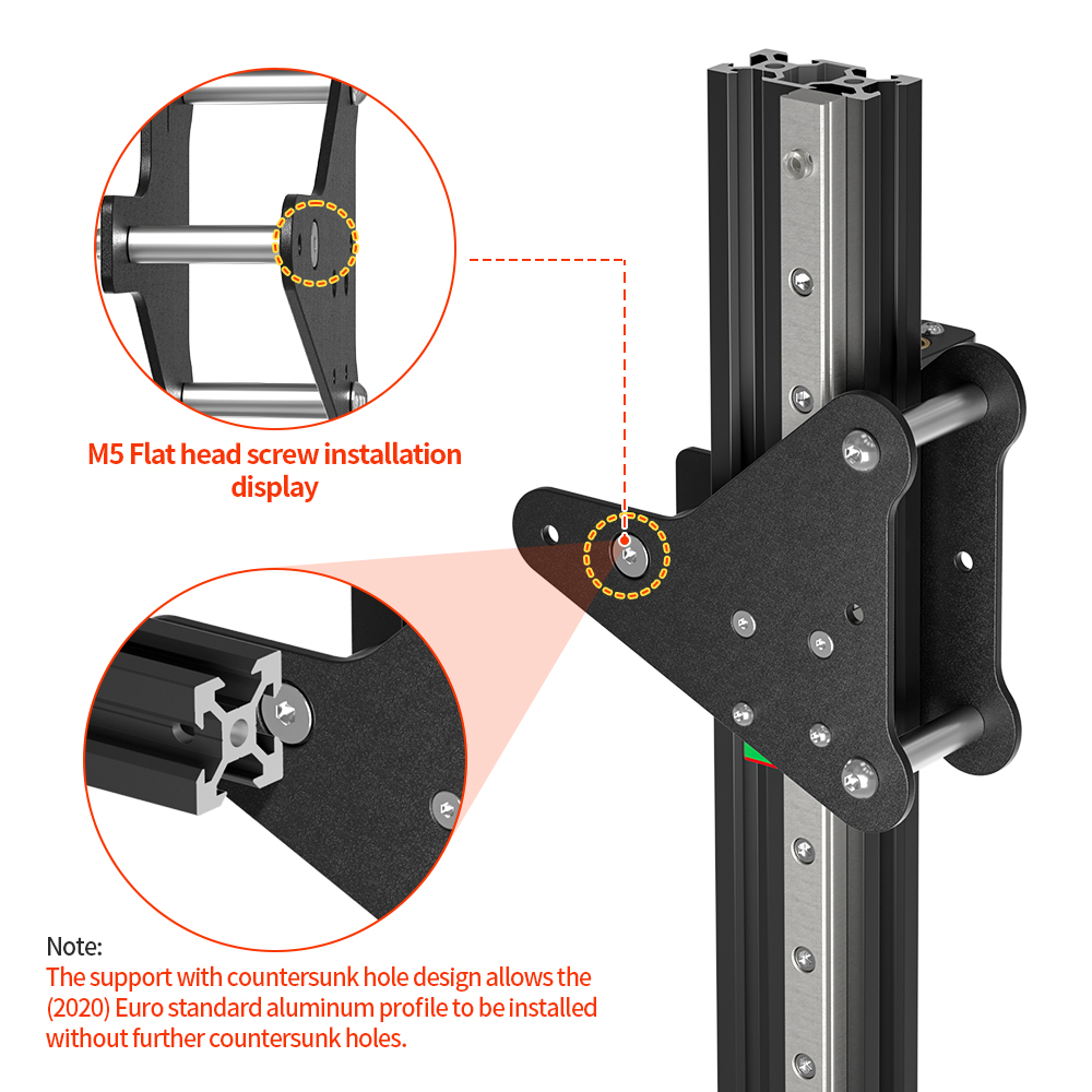 ender.rr ReliaBot 365mm T8 Tr8x2 Z Axis Lead Screw with Anti Backlash