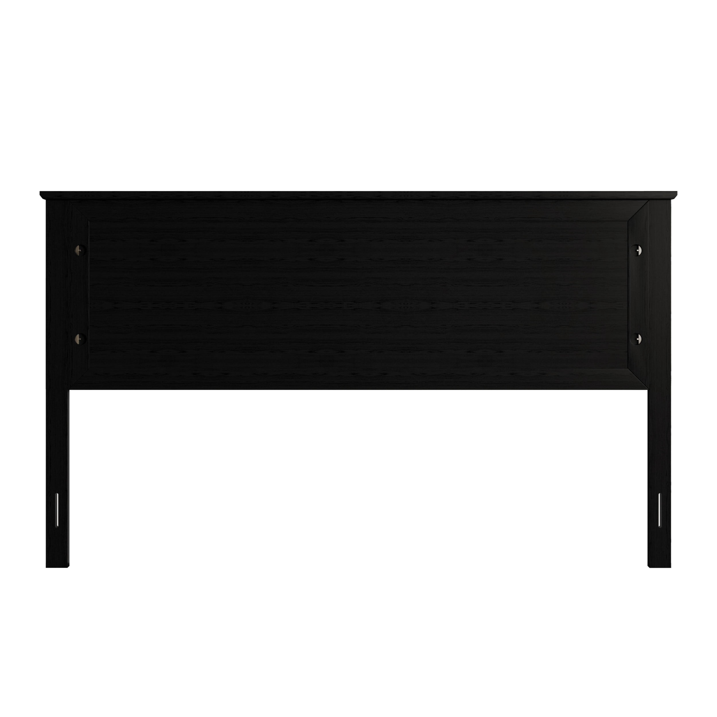 Home Design Raleigh King Wood Headboard, Black