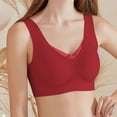 thumbnail image 4 of Amidoa Red Womens Bras Training 18-Hour Ultimate Lift Push-up Solid Bralette Bralettes for Women XXXL, 4 of 9