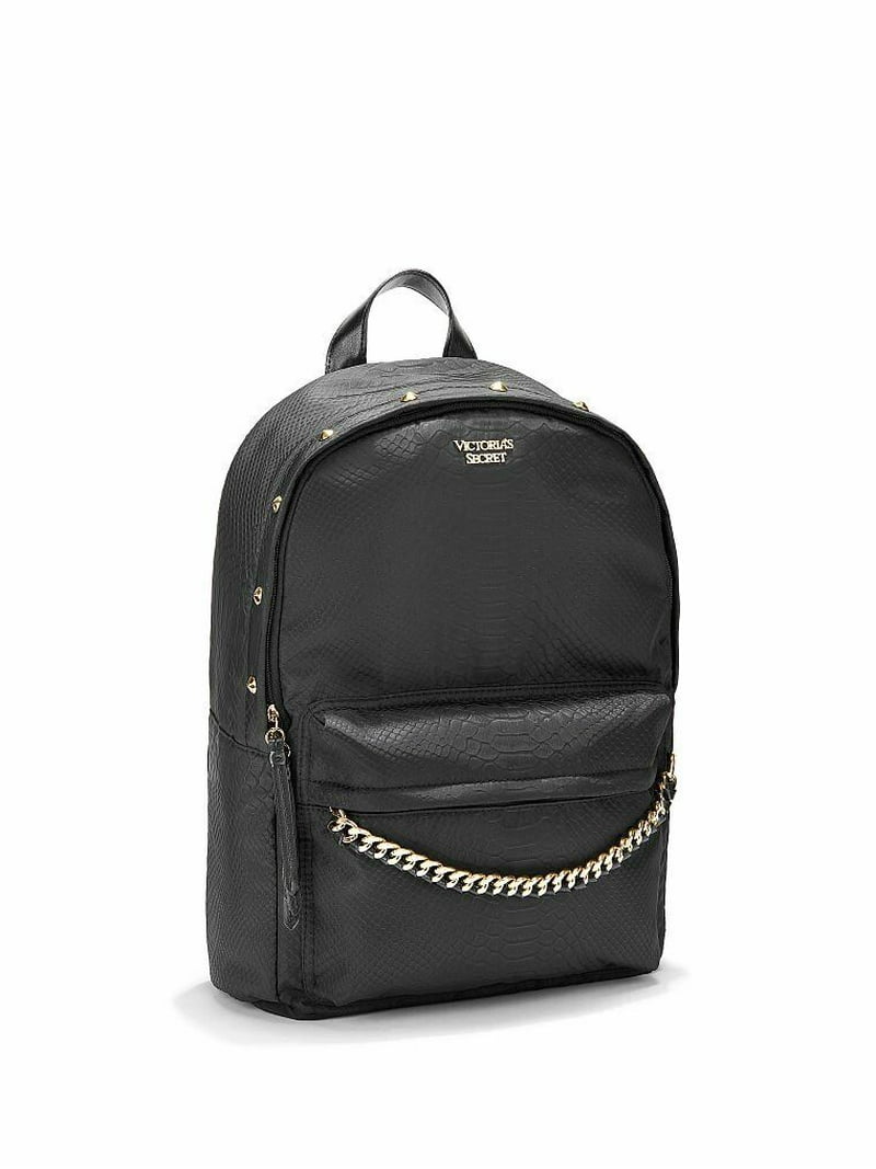 checkered leather trim backpack PRIMECUT: BLACK CHECKERED LEATHER BACKPACK