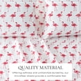 thumbnail image 4 of Great Bay Home Coastal Inspired Microfiber Sheet Set (Full, Flamingo), 4 of 9