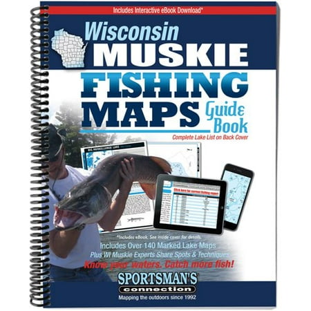 Wisconsin Fishing Maps - Wisconsin Muskie Fishing Maps Guide Book