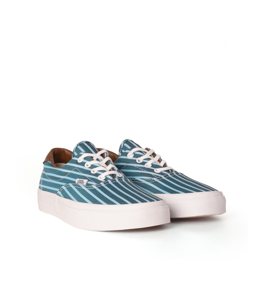 Bij elkaar passen Hedendaags suiker Vans Women's Era 59 Skateboarding Shoes (Stripes) Blue/True White -  Walmart.com