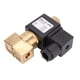 thumbnail image 2 of Leylor Controladores del sistema de riego: válvula solenoide eléctrica normalmente abierta de latón de primera calidad, rosca G1/8 ''(DC12V), 2 of 8