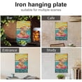 thumbnail image 4 of Tin Sign Metal And She Lived Happily Ever After Flamingo Swimming Poster Vintage Metal Sign Plaque Man Cave Bar Pub Club Home Wall Decor Gifts 8X12 Inch, 4 of 5