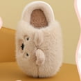 thumbnail image 6 of IROINNID Kid's Winter Slipper Cute Fuzzy Animal Boys/Girl's Plush Warm Non-Slip Indoor Slippers, Size 3-13Y, 6 of 9
