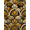 Gold, Pattern 4, variant on ODIKA 6'x9' Machine Washable Non-Slip Area Rug, 70s Brown High Traffic Rug, Brown, 1254108