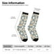 thumbnail image 2 of Balery White Popcorn Calcetas Largas con Estampado para Hombre y Mujer – Suaves y Transpirables, Talla Única (US 5-11), 2 of 6
