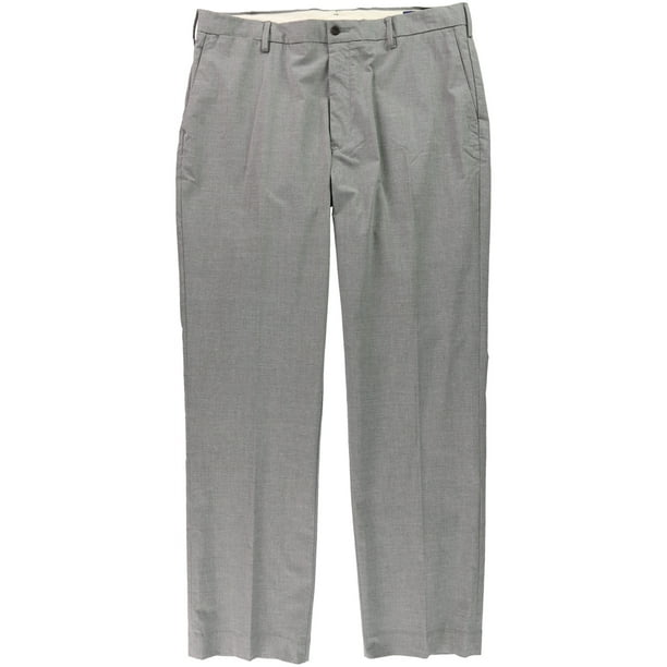 Ralph Lauren Ralph Lauren Mens Cotton Dress Pants Slacks, Grey, 36W x