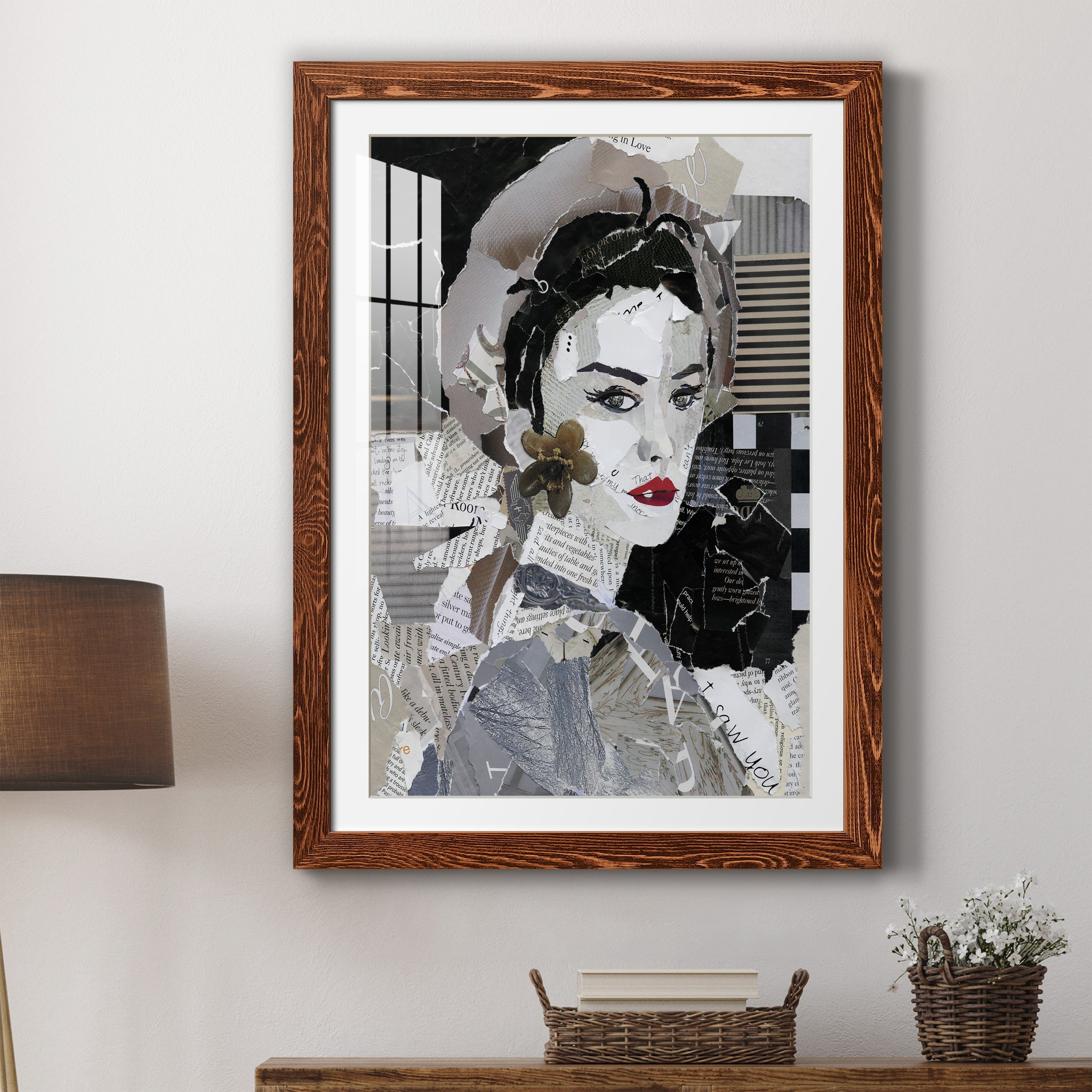 Runway Pause - Premium Framed Print - Distressed Barnwood Frame - Ready to Hang