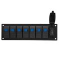 thumbnail image 4 of On Off Rocker Switch Panel, Marine Toggle Switch Panel Sturdy  Heat Dissipation IP66 Waterproof  For Boats For RVs, 4 of 8