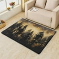 thumbnail image 2 of Washable Rugs 6x9 Forest Rug & Home Decor - Living Room Rug, Pine Tree Rugs for Bedroom, Non Slip Soft Low Pile Large Indoor Area Rug, Nature Landscape Carpet & Room Decorations V-&51, 2 of 7