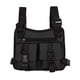 thumbnail image 1 of Btafrte Bolsos pecho para hombre chaleco funcional hip-Hop callejero para (negro), 1 of 9