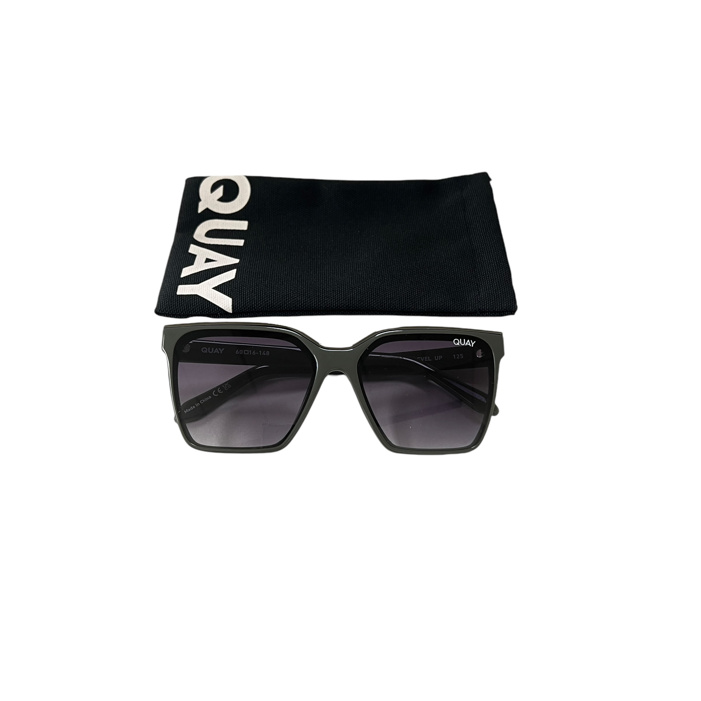 Quay Women's Level Up Square Sunglasses - Grey Smoke