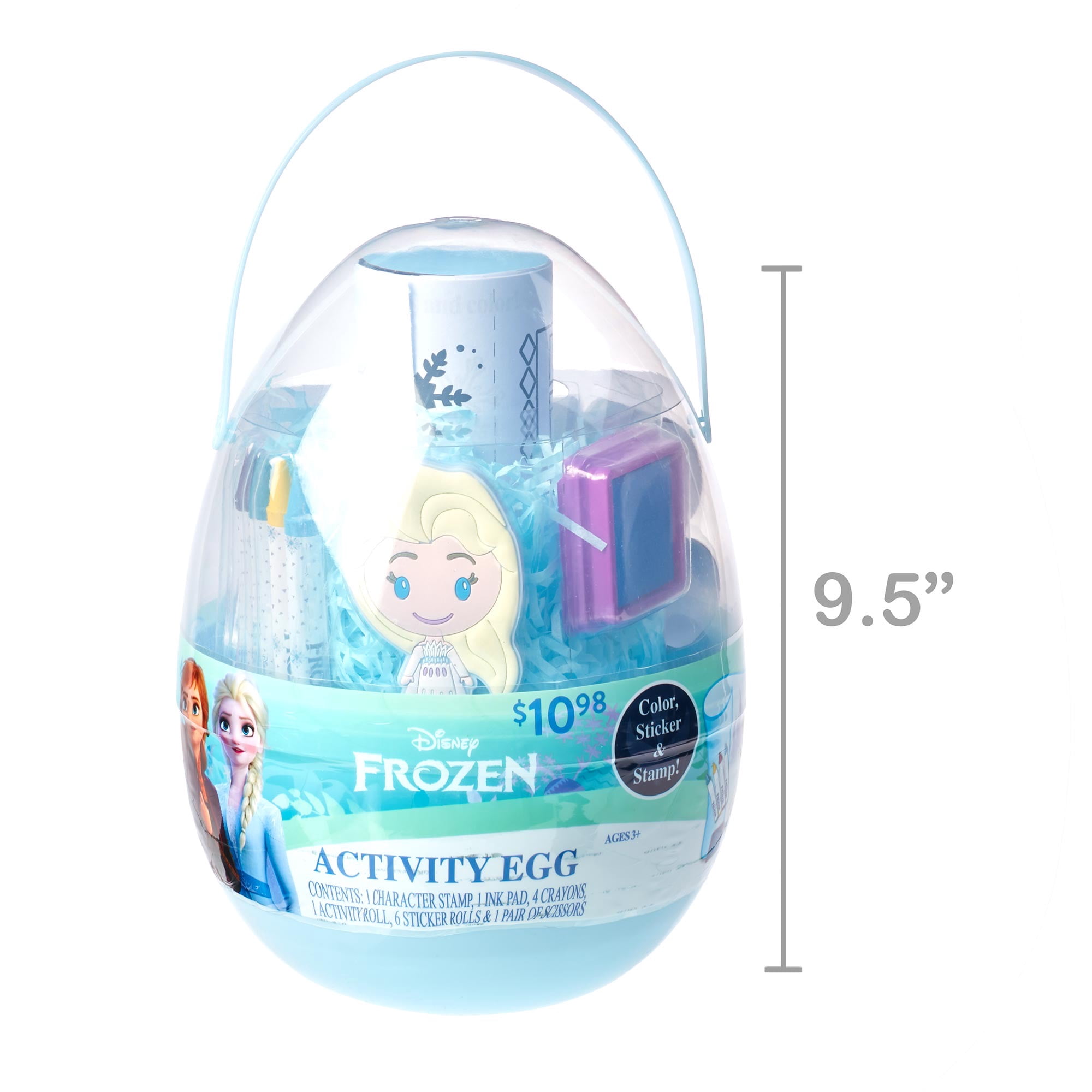 Disney Frozen Deluxe Activity Easter Egg with Party Favors, (14 Piece)