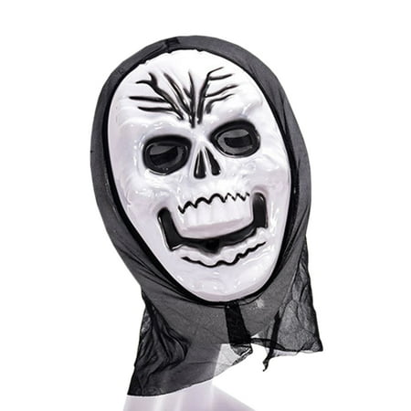 Men Women's Masquerade Party/Halloween Skeleton Ghost Face Cosplay Mask Masquerade Party Trick