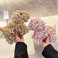 thumbnail image 4 of Toalla de mano de chenilla con forma de cachorro, toalla absorbente con forma de perro adorable, toalla multiusos para manos, baño y cocina., 4 of 8