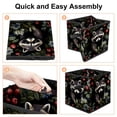 thumbnail image 4 of Raccoon Foldable Clothes Storage Bins with Handle, 10.8"x10.5"x10.6", Large Capacity - Storage Baskets Containers, 4 of 6