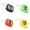 Blue 1 Pack & Yellow 1 Pack & Red 1 Pack & Green 1 Pack, variant on Excellent Diameter Circumference Tape Measure Gardening Tree Ruler Meter Measuring Tool, 3.5 cm, Multicolor