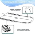 thumbnail image 4 of Tongue Scraper, Stainless Steel Tongue Cleaners Eliminate Bad Breath, 4 of 5