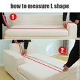 thumbnail image 4 of furniture protector-STRETCH slipcover for living room corner sofa cover couch cover stretch, 4 of 7