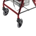 thumbnail image 3 of GF Health Products RJ4302R Lumex Walkabout Four-Wheel Hemi Rollator, Burgundy, 3 of 5