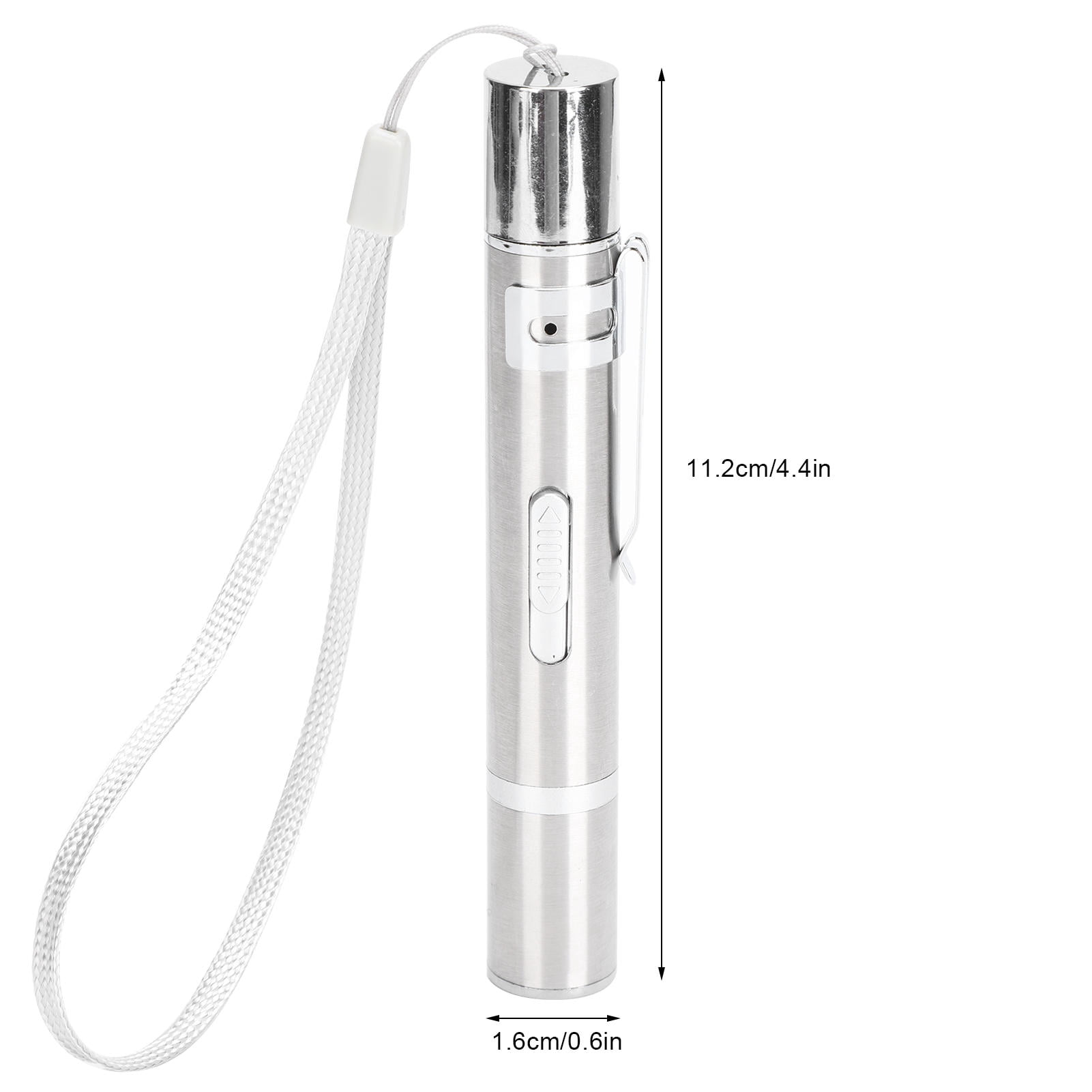 YAHHU 5‑in‑1 USB Rechargeable Cat Toy – Light Pointer, UV Skin Checker, Wheel Switch, Push‑Button, Lanyard Design