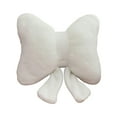 thumbnail image 3 of CoudarTitie Bow Pillow Back Support Bowknot Throw Pillow for Auto Seat Office Home Decor White, 3 of 7