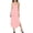 Pink, variant on gakvbuo Summer Tank Dress For Women Maxi Dress Sundress Women Casual Solid Color Summer Spring V-Neck Sleeveless Dress Pocket