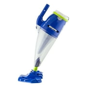 Water Techs Pool Blaster Speed Vac Turbo لاسلكي قابل للشحن محمول ، حمام سباحة ومكنسة كهربائية مع قطب حمام مقطعي