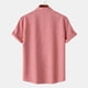 thumbnail image 4 of pstuiky camiseta de hombre, Camisa hawaiana informal de manga corta con cuello alto y botones para hombre camisetas de hombre m, 4 of 9