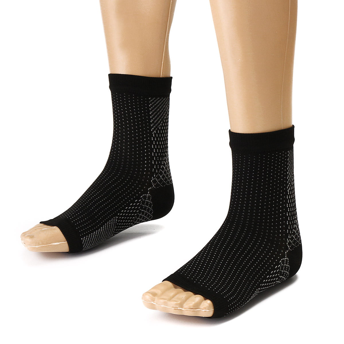 6-Pack Athletic or Medical Men’s Compression Socks Graduated Muscle Support 