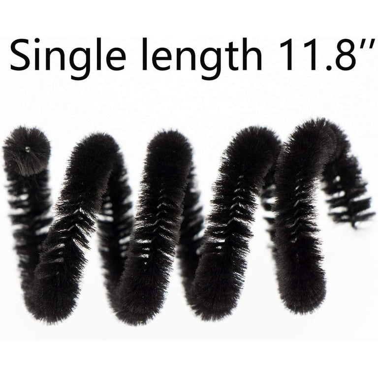 Black Chenille/Pipe cleaners 12 inches long x 6mm – Florals in the Barn