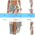 thumbnail image 3 of Womens Beach Sarong Swimsuit Coverups Sheer Bikini Wraps for Swimwear Summer Bathing Suit Cover Up, 3 of 6