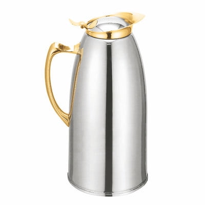 33 oz Fancy Gold Stainless Steel Hot Drink Coffee Server Carafe Vacuum