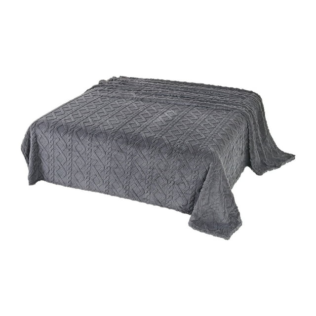 Double-sided Flannel Taffeta Blanket Conditioning Cover Blanket Nap Sofa Blanket 9 Colors Available