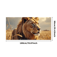 thumbnail image 2 of Wild Safari Themed Lion Portrait Background Banner Party Decorations Photography Props Backdrop Safari Themed Events Animal Parties Kids Parties, 2 of 7