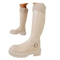 thumbnail image 3 of Knee High Riding Boots with Thick Sole for Extra Warmth - Durable and Stylish Women's High Boots for Comfort and Fashion for Winter Wear, 3 of 9