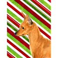 thumbnail image 1 of 11 x 15 In. Min Pin Candy Cane Holiday Christmas Flag, Garden Size, 1 of 1