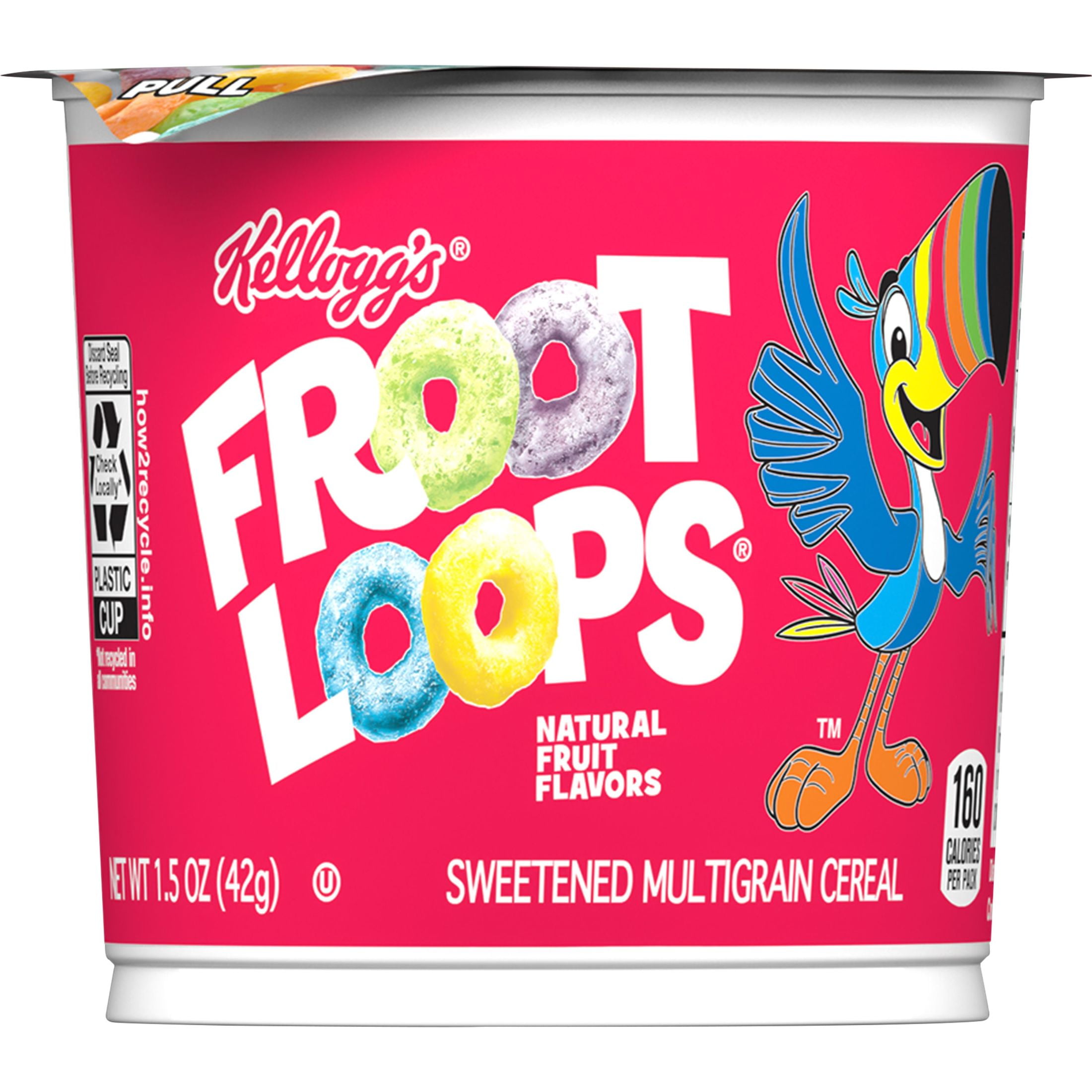 Kellogg's Froot Loops Original Cold Breakfast Cereal, 9 oz, 6 Count 