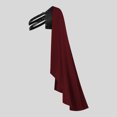 thumbnail image 2 of OJSFQUFP Mens Boys Half Shoulder Cape Cos Clothes Cloak Men Black Half Shawl,Vintage Style,Adjustable Tie,27.6" Length,for Halloween Cos Pirate, 2 of 7