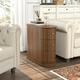 thumbnail image 5 of 3 Drawers End Table, Narrow Sofa Side Table for Living Room, Slim Nightstand Bedside Table, 5 of 7