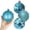 Baby Blue, variant on GameXcel 4 in Christmas Ball Ornaments, 4 Pack Random Assorted Hanging Decorations for Tree, Wreath and Party Decor, Black