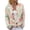 Light Pink, variant on Womens Cardigan Sweater Floral Print Button Down Long Sleeve Open Front Knit Lightweight Light Pink L