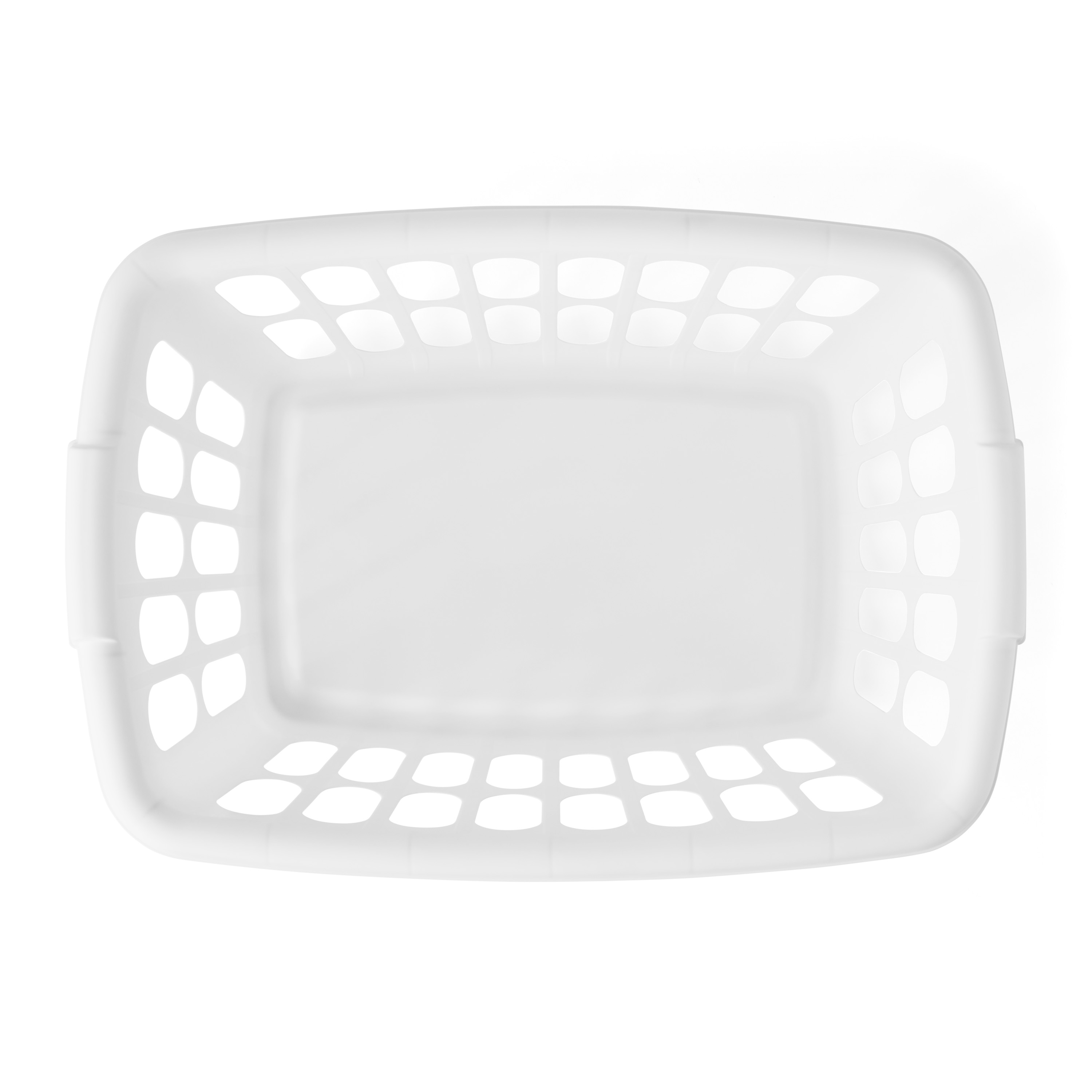 Starplast 1.5-Bushel Rectangular Plastic Laundry Basket, White, 6 Pack ...