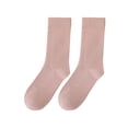 thumbnail image 2 of Eoperou 1 Pair Women Socks Mid-tube Solid Color Knitted Thick Warm Elastic Anti-shrink Soft Warm Anti-pilling Anti-slip Lady Winter Socks, 2 of 8