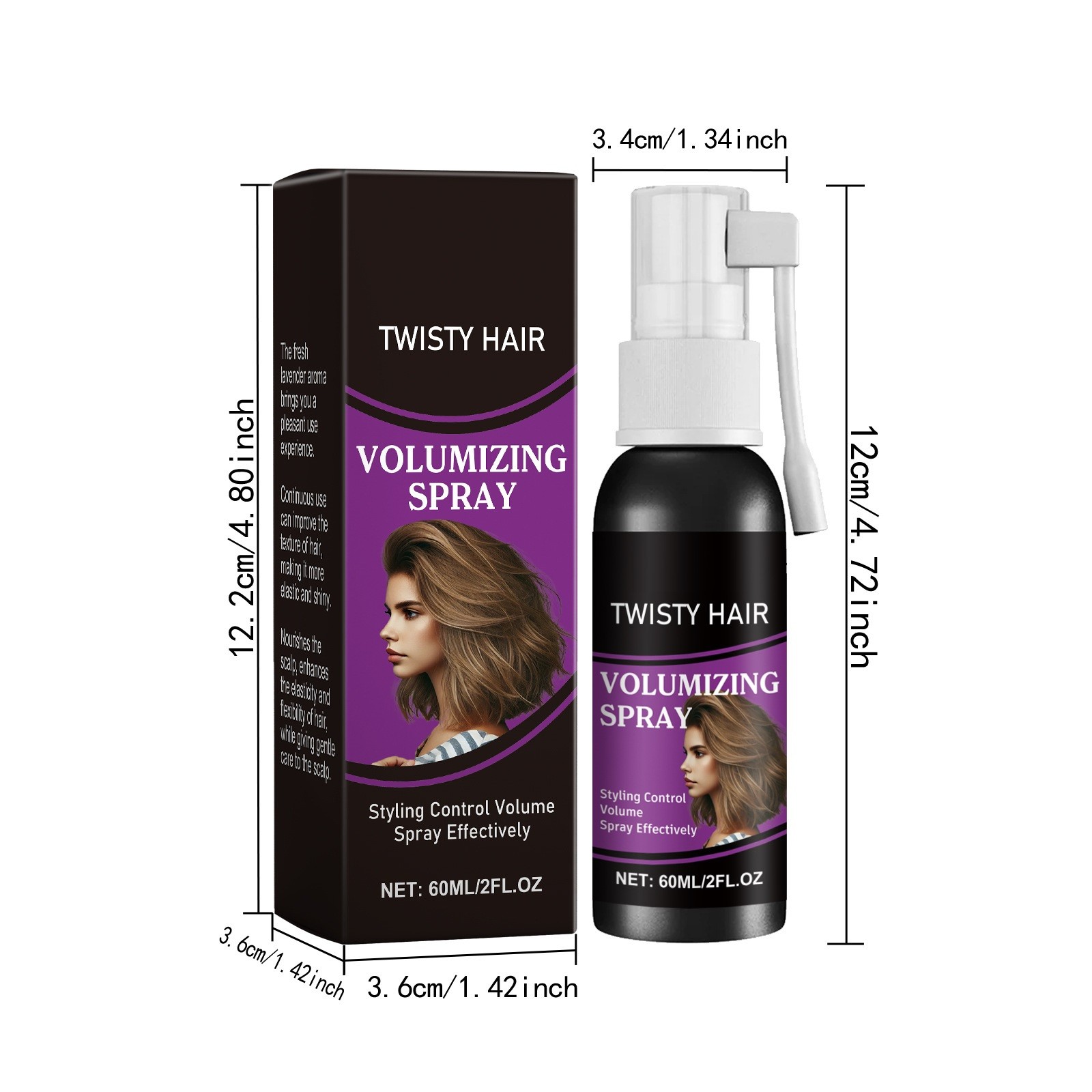 Fimeskey Hair Spray Effortless Oil & Long Lasting Hold for Instantly ...