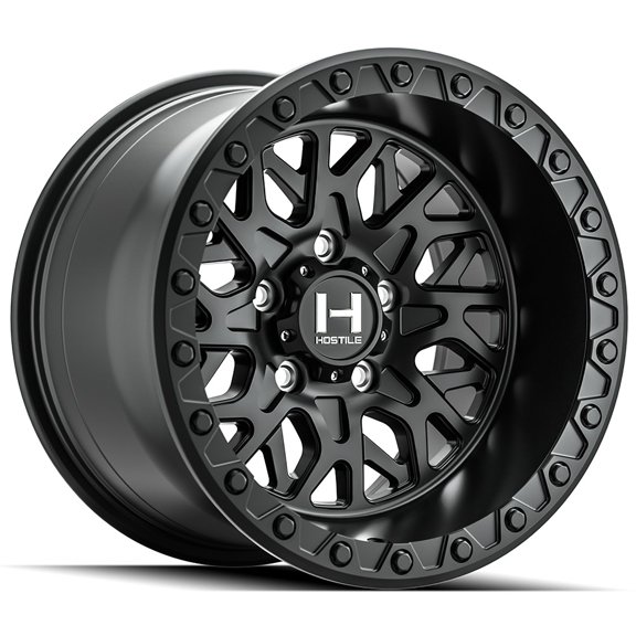 15x10 Hostile UTV H133 Glamis Asphalt (Satin Black) Wheel 5x4.5 (0mm)